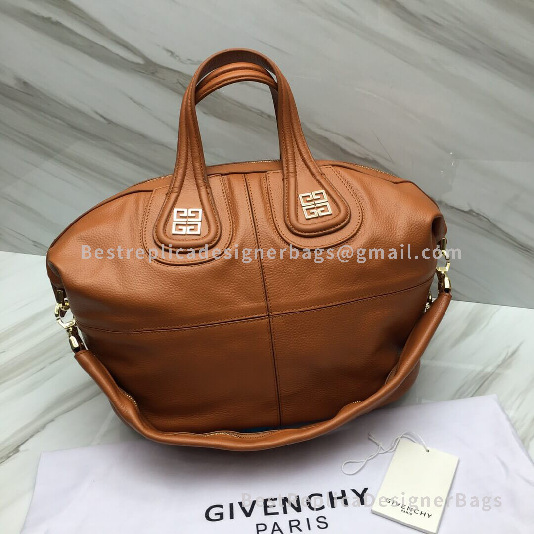 Givenchy Medium Nightingale Handbag In Caramel Calfskin GHW 2-28580